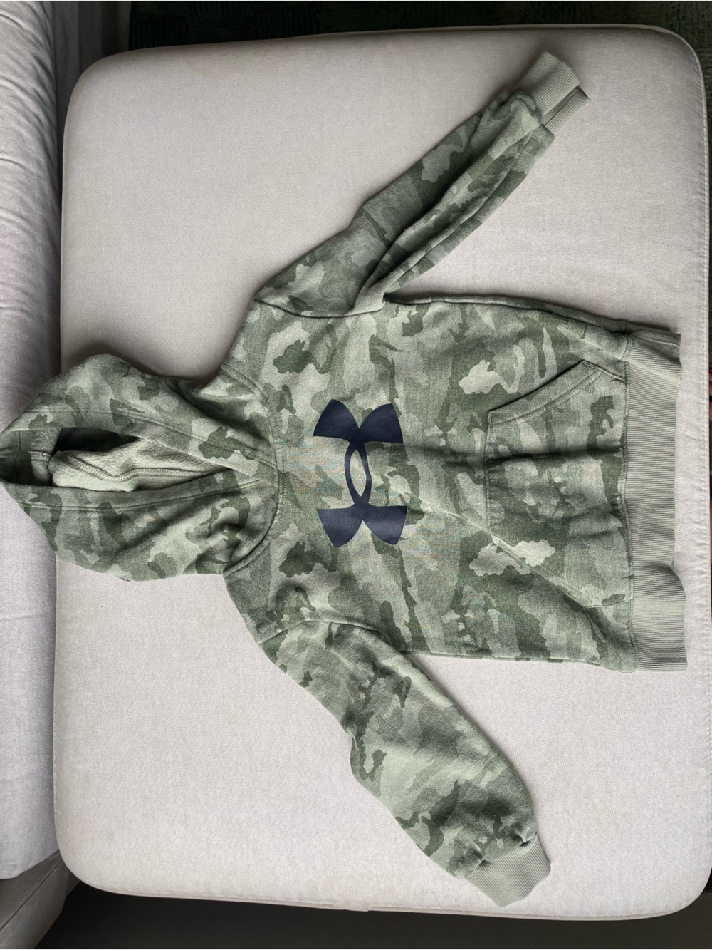 Under Armour Kids Green Camo Pullover Hoodie